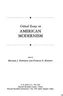 Cover of: Critical essays on American modernism
