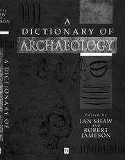 Cover of: A Dictionary of Archaeology by 