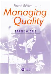 Cover of: Managing Quality by B. G. Dale