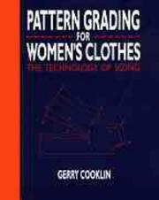 Cover of: Pattern Grading for Womens' Clothes by Gerry Cooklin, Gerry Cooklin