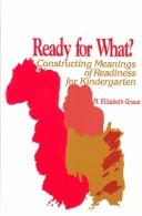 Cover of: Ready for what? by M. Elizabeth Graue