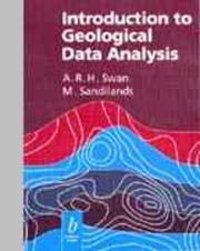 Introduction to geological data analysis by A. R. H. Swan