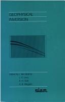 Cover of: Geophysical inversion | Geophysical Inversion Workshop (1989 Houston, Tex.)