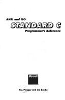 Cover of: ANSI and ISO Standard C by P. J. Plauger