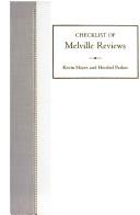 Checklist of Melville reviews by Kevin J. Hayes