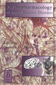 Cover of: Psychopharmacology of animal behavior disorders