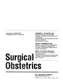 Surgical obstetrics by Warren C. Plauché