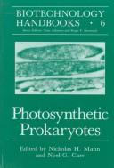 Cover of: Photosynthetic prokaryotes