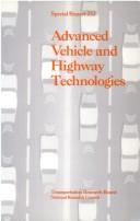 Cover of: Advanced vehicle and highway technologies