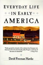 Cover of: Everyday life in early America