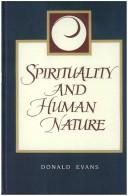 Cover of: Spirituality and human nature