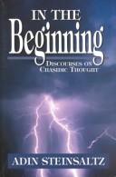 Cover of: In the beginning by Adin Steinsaltz