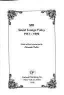 Cover of: Soviet foreign policy, 1917-1990