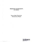 Cover of: Freedom of religion in China