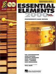 Cover of: Essential Elements 2000, Book 1 Plus DVD by Hal Leonard Corp., Hal Leonard Corp.