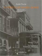 Cover of: A Streetcar Named Desire: Vocal Score