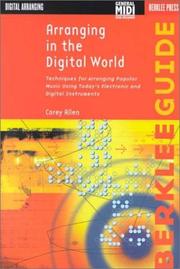 Arranging in the digital world by Corey Allen