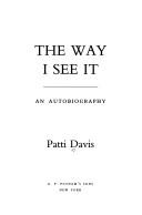 Cover of: The way I see it