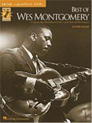 Cover of: Best of Wes Montgomery: Guitar (Signature Licks)