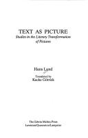 Cover of: Text as picture by Hans Lund