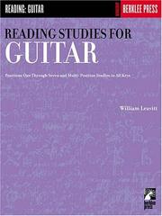 Cover of: Reading Studies for Guitar