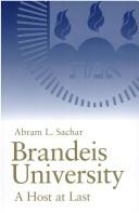 Cover of: Brandeis University: a host at last
