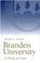 Cover of: Brandeis University