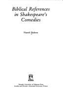 Cover of: Biblical references in Shakespeare's comedies