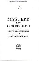 Cover of: Mystery on October Road