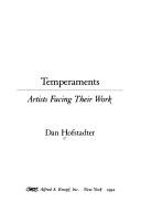 Cover of: Temperaments: artists facing their work