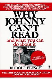 Cover of: Why Johnny can