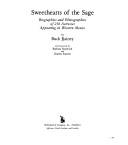 Cover of: Sweethearts of the sage: biographies and filmographies of 258 actresses appearing in western movies