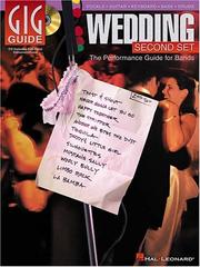 Cover of: Wedding Second Set (Gig Guides) | Gig Guides