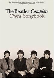 Cover of: The Beatles Complete Chord Songbook by The Beatles