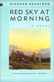 Cover of: Red sky at morning by Bradford, Richard