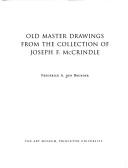 Cover of: Old master drawings from the collection of Joseph F. McCrindle