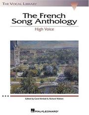 Cover of: French Song Anthology: The Vocal Library, High Voice