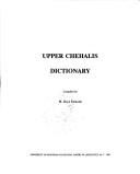 Upper Chehalis dictionary by M. Dale Kinkade