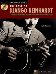 Cover of: The Best of Django Reinhardt: A Step-by-Step Breakdown of the Guitar Styles and Techniques of a Jazz Giant