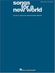 Cover of: Songs for a New World: Piano/Vocal Selections