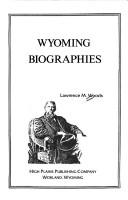 Cover of: Wyoming biographies