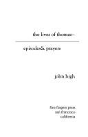 The lives of Thomas by John Alexander High