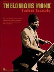 Cover of: Thelonious Monk Fake Book: C Edition (Fake Books)