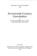 Cover of: Seventeenth-century Lincolnshire