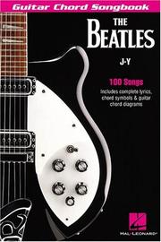 Cover of: The Beatles Guitar Chord Songbook by Beatles.