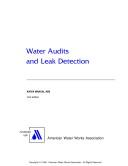 Cover of: Water audits and leak detection.