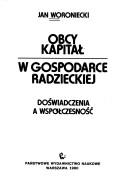 Cover of: Obcy kapitał w gospodarce radzieckiej: doświadczenia a współczesność