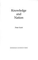 Cover of: Knowledge and nation