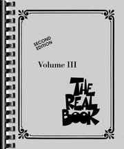 Cover of: The Real Book - Volume 3 by Hal Leonard Corp.