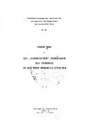 Cover of: Die "sudanischen" Grundlagen des Verbbaus in den Moru-Mangbetu-Sprachen